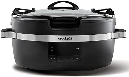 Crock-Pot Thermoshield 6 Quart Slow Cooker with Carry Handles 1UGE