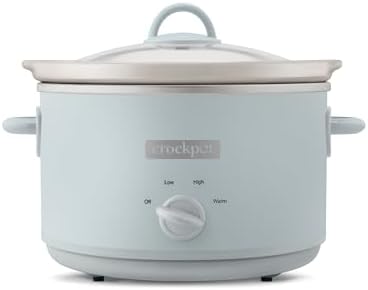 Crock-Pot 4.5 Quart Manual Slow Cooker – Macaroon Blue ETJF