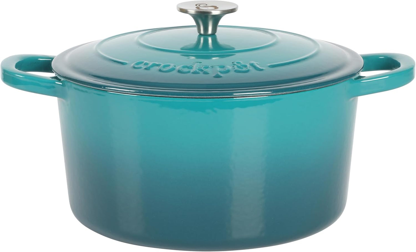Crock-Pot 3 Quart Enameled Cast Iron Dutch Oven – Aqua WBA5