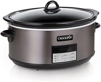 Crock-Pot 8 Quart Programmable Slow Cooker with Auto Warm T2I5
