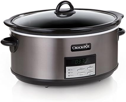 Crock-Pot 8 Quart Programmable Slow Cooker with Auto Warm T2I5
