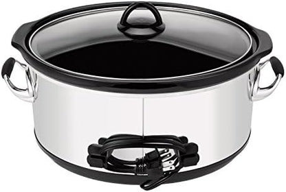 Crock-Pot 7 Quart Programmable Slow Cooker – Polished Platinum FD4M