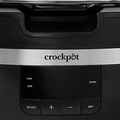 Crock-Pot Thermoshield 6 Quart Slow Cooker with Carry Handles 1UGE