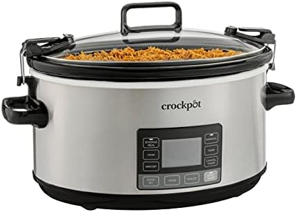 Crock-Pot 7 Quart Portable Programmable Slow Cooker with Timer 741S