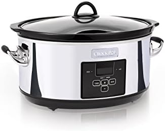 Crock-Pot 7 Quart Programmable Slow Cooker – Polished Platinum FD4M