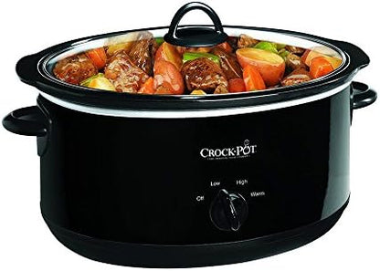Crock-Pot 8 Quart Manual Slow Cooker – Black PJFG