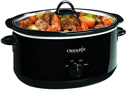 Crock-Pot 8 Quart Manual Slow Cooker – Black PJFG