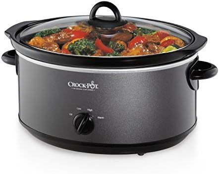 Crock-Pot 7 Quart Slow Cooker – Charcoal 85KN