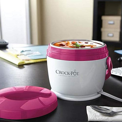 Crock-Pot Lunch Crock Portable Food Warmer 20oz – Pink JKMN
