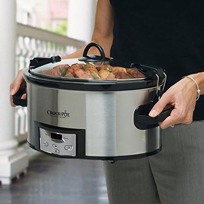 Crock-Pot Cook & Carry 6 Quart Programmable Slow Cooker NSZ7