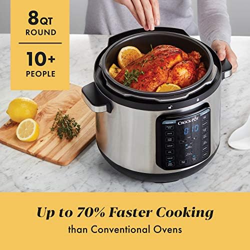 Crock-Pot 8 Quart Express Crock Multi-Use Pressure Cooker CSC7