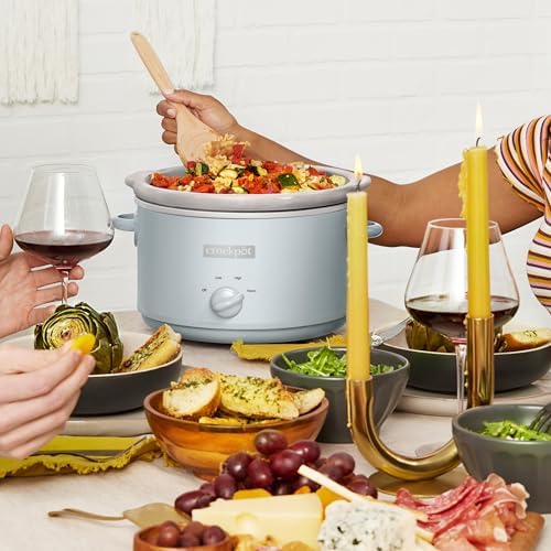 Crock-Pot 4.5 Quart Manual Slow Cooker – Macaroon Blue ETJF