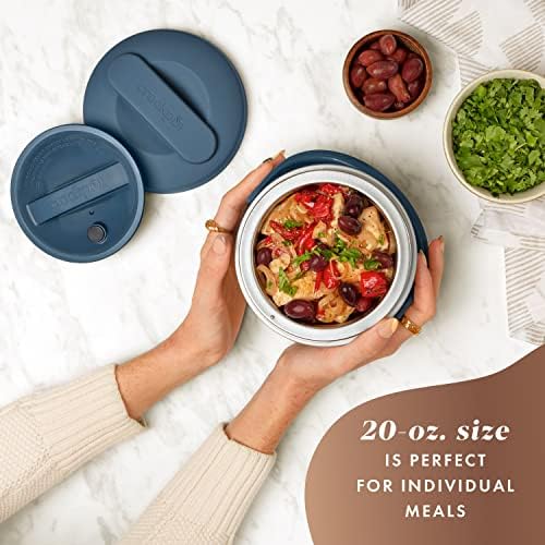 Crock-Pot Electric Lunch Box Food Warmer 20oz – Faded Blue AN2Q