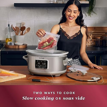Crock-Pot 7 Quart Programmable Cook & Carry Slow Cooker 5XMD