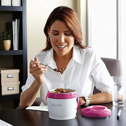 Crock-Pot Lunch Crock Portable Food Warmer 20oz – Pink JKMN