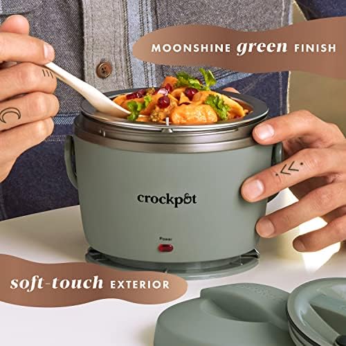 Crock-Pot Portable Electric Lunch Box Food Warmer – Green B2JG