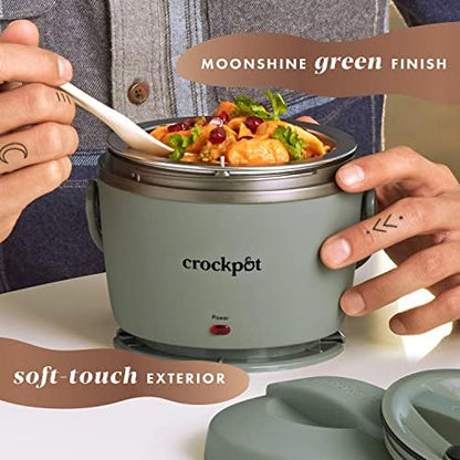 Crock-Pot Portable Electric Lunch Box Food Warmer – Green B2JG
