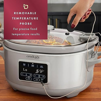 Crock-Pot 7 Quart Programmable Cook & Carry Slow Cooker 5XMD