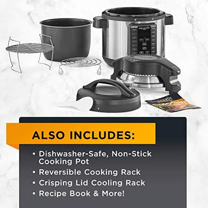 Crock-Pot Express Crisp 8 Quart 10-in-1 Pressure Cooker I14W