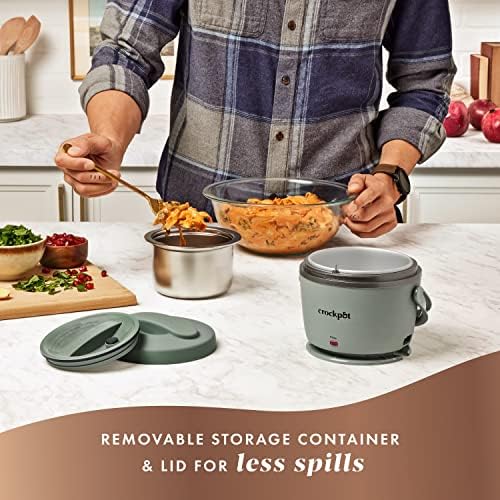 Crock-Pot Portable Electric Lunch Box Food Warmer – Green B2JG