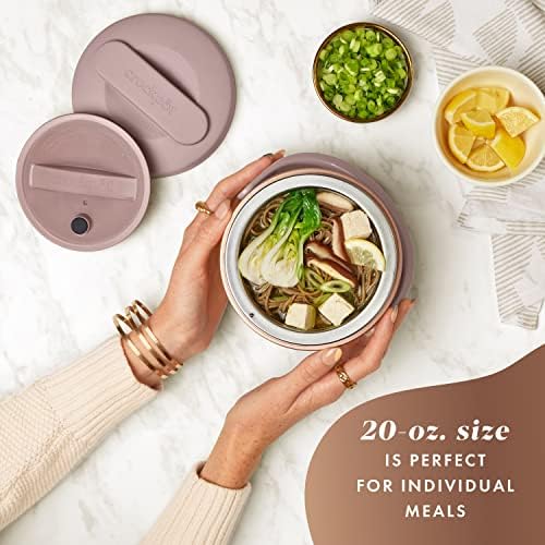 Crock-Pot Electric Lunch Box Food Warmer 20oz – Blush Pink 03QN
