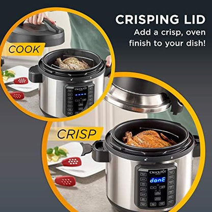 Crock-Pot Express Crisp 8 Quart 10-in-1 Pressure Cooker I14W