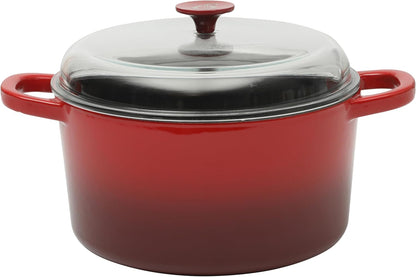 Crock-Pot 3 Quart Enameled Cast Iron Dutch Oven – Aqua WBA5