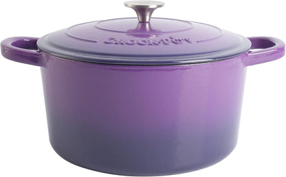 Crock-Pot 3 Quart Enameled Cast Iron Dutch Oven – Aqua WBA5