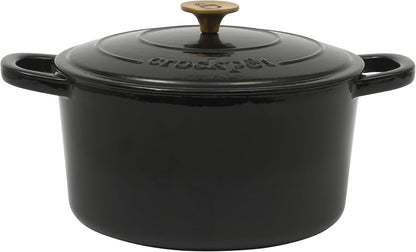 Crock-Pot 3 Quart Enameled Cast Iron Dutch Oven – Aqua WBA5