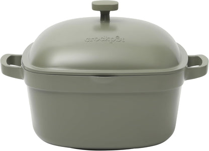 Crock-Pot 3 Quart Enameled Cast Iron Dutch Oven – Aqua WBA5