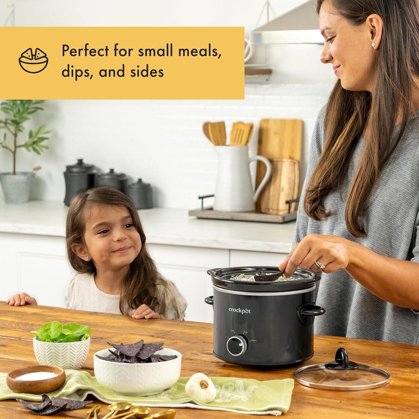 Crock-Pot 2 Quart Mini Slow Cooker – Classic Compact Cooker AY2N