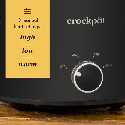 Crock-Pot 2 Quart Mini Slow Cooker – Classic Compact Cooker AY2N