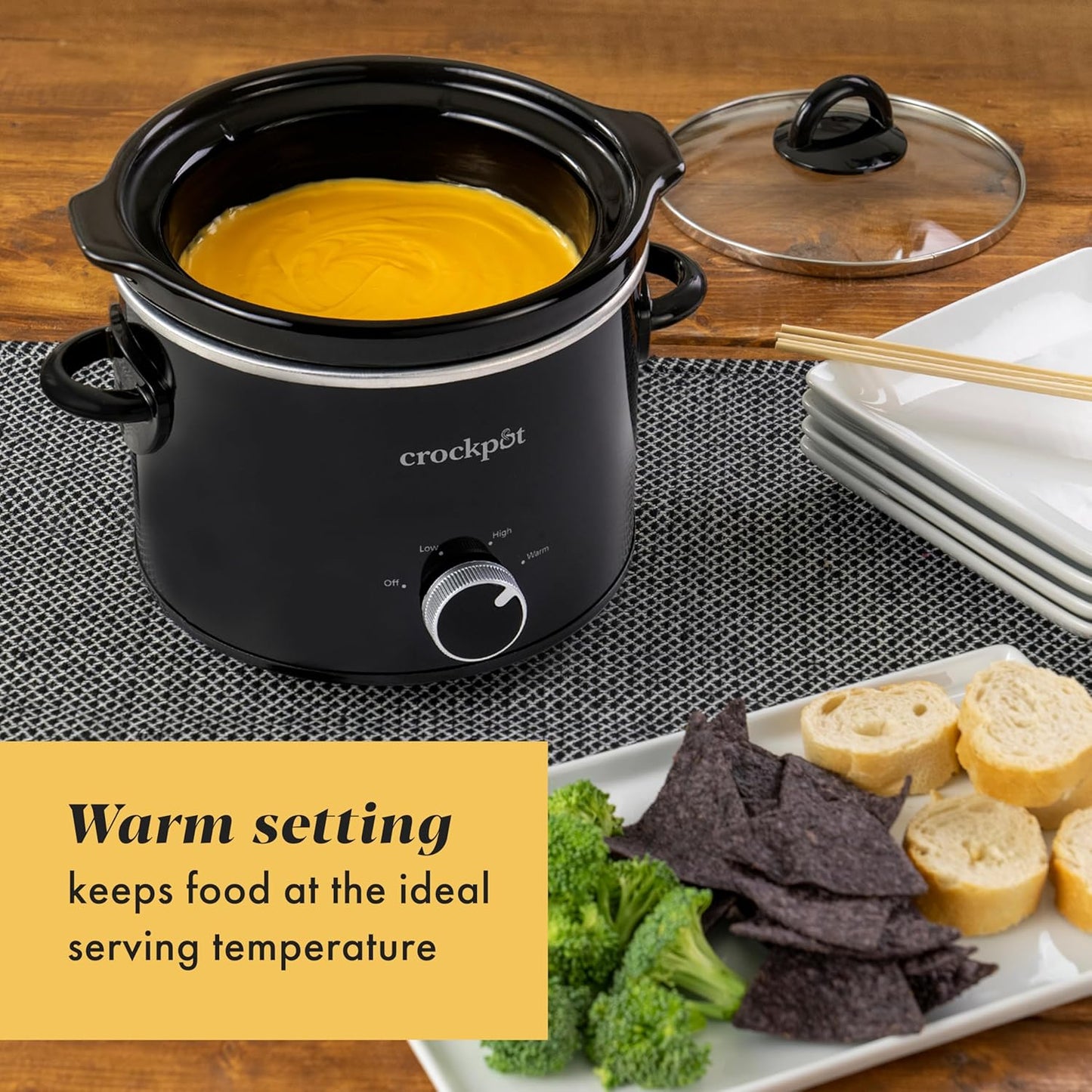 Crock-Pot 2 Quart Mini Slow Cooker – Classic Compact Cooker AY2N